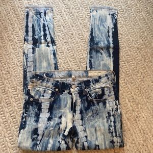 rag and bone never worn acid wash skinny jeans